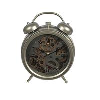 Countrylifestyle Tafelklok wekker Brooks M zilver