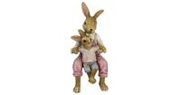 Clayre & Eef Decoratie konijnen 6*6*15 cm 6PR3263