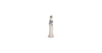 Clayre & Eef Decoratie Beeld Kikker 7*7*32 cm Meerkleurig Polyresin Decoratief Figuur Decoratieve Accessoires