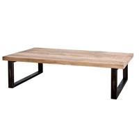 Countrylifestyle Mango Salontafel 140x80cm - poot zwart