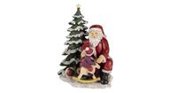 Clayre & Eef Kerstman met kind 16*13*22 cm 6PR4714