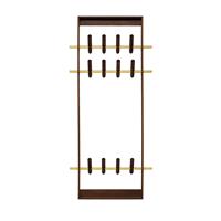 We Do Wood Coat frame - Gerookt eikenhouten kapstok - H150 x B53 x D7 cm