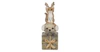 Clayre & Eef Decoratie hond en kat 5*5*13 cm 6PR4642