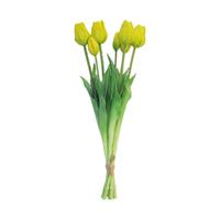 Nova Nature Classic Tulip Sally 7 st. geel 47 cm kunstbloem 