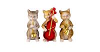 Clayre & Eef Decoratie katten 14*6*10 cm 6PR4683