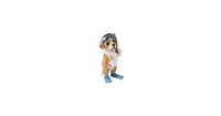 Clayre & Eef Decoratie Beeld Hond 11*11*23 cm Bruin Kunststof Decoratief Figuur Decoratieve Accessoires