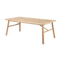 Lisomme Gwen eikenhouten eettafel - Visgraat - L200 x B100 x H75 cm - Naturel