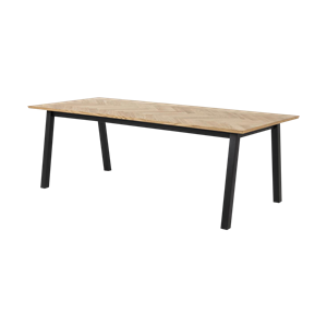 Lisomme Hilly houten eettafel visgraat - 220 x 95 cm