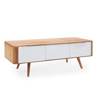 Gazzda Ena TV sideboard - Houten TV-meubel - Naturel - 135 x 42 cm