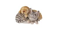 Clayre & Eef Decoratie hond en kat 20*15*11 cm 6PR3336