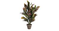 Mica Decorations Croton Kunstplant - H73 x Ø40 cm - Bont