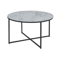 Lisomme Owen ronde salontafel - Marmerlook - Ø80 x H45 cm