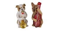 Clayre & Eef Decoratie honden (3) 14*6*10 cm 6PR4684