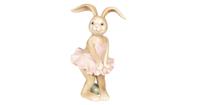 Clayre & Eef Decoratie konijn meisje 7*7*13 cm 6PR2629