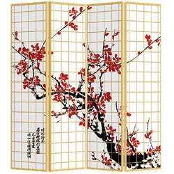 Fine Asianliving Japans Kamerscherm Oosters Scheidingswand B160xH180cm