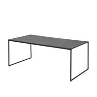 Lisomme Imke salontafel - Marmerlook - L120 x B60 x H48 cm - Antraciet