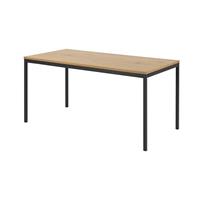 Lisomme Vic industriële houten eettafel - L160 x B80 x H74 cm