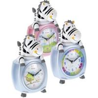 MEBUS 26637 Kinder-Quarzwecker Motiv Zebra farblich sortiert