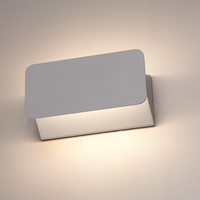 Hofronic LED Wandlamp Toledo grijs 6 Watt 3000K Up & Down light IP54 spatwaterdicht 3 jaar garantie