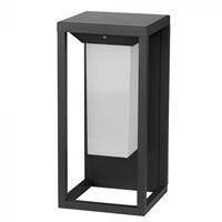V-TAC LED Solar Wandleuchte mit Dämmerungsmelder Samsung 2 Watt 3000K Anthrazit Max. 8 Brennstunden