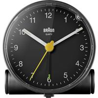 Braun BC01 - alarm clock - round - quartz - desktop - black