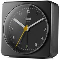 Braun BC 03 B Quarzwecker analog schwarz