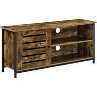 [EN.CASA] Fernsehtisch Engerdal 49x110x30cm mit Schrankfach und 2 Ablageflächen