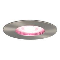 Hofronic Smart WiFi dimbare RGBWW LED inbouwspot Bari RVS GU10 5,5 Watt IP65 spatwaterdicht