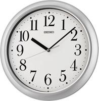 Seiko Wanduhr mit Quarzwerk Silberfarben Wanduhren silber