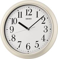 Seiko Wanduhr mit Quarzwerk Weiß Wanduhren creme