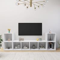 VidaXL TV-Schränke 4 Stk. Weiß 72x35x36,5 cm Spanplatte 