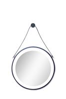 Badstuber Hannover ronde badkamer spiegel mat zwart 60cm
