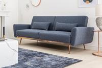 Slaapbank Bellezza 208cm Blauw - 40025