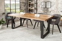 Eettafel Iron Craft 160cm natuur Massief Mango Hout - 38656