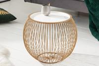 Salontafel Storage II 41cm Goud Wit - 40360