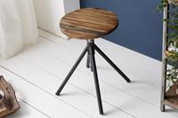 verstelbare Hocker Industrieel Massief Acacia Hout - 39711