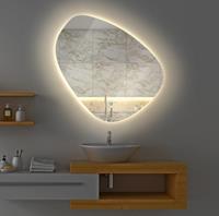 Gliss Design Fury spiegel met LED-verlichting 80x80cm