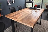 Eettafel Iron Craft 120 cm Massief Mango Hout 45 mm - 39875
