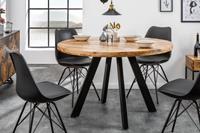 Eettafel Iron Craft 120cm rond natuur massief mango - 39584