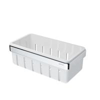Frame Collection douchekorf 21x7.5x10.8cm wit/chroom Messing 918801-02