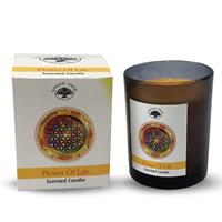 Spiru Green Tree Geurkaars Flower Of Life (210 gram)