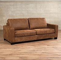 ShopX Leren bank energy 3 zits bruin zits bank bruin leer, bankstel bruine kleur