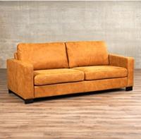 ShopX Leren bank energy 3 zits bruin zits bank bruin leer, bankstel bruine kleur