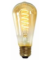 Freelight E27 7Watt Led Gold 64mm incl. Stappen Dimmer