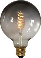 Freelight E27 7Watt Led Smoke 125mm incl. Stappen Dimmer