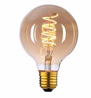 LT-Luce E27 4Watt Gold Spiraal 95mm Dimbaar