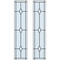 CanDo glas in lood robijn Dimension Jersey 201,5 x 78cm 2 stuks