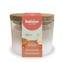 Bolsius True Joy geurglas met kurk 66/83 Oriental Softness