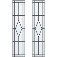 CanDo glas-in-lood Diamond ML 697 201,5 I 211,5 x 93cm 2 stuks