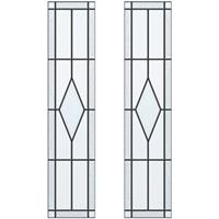 CanDo glas-in-lood Diamond ML 697 201,5 I 211,5 x 83cm 2 stuks
